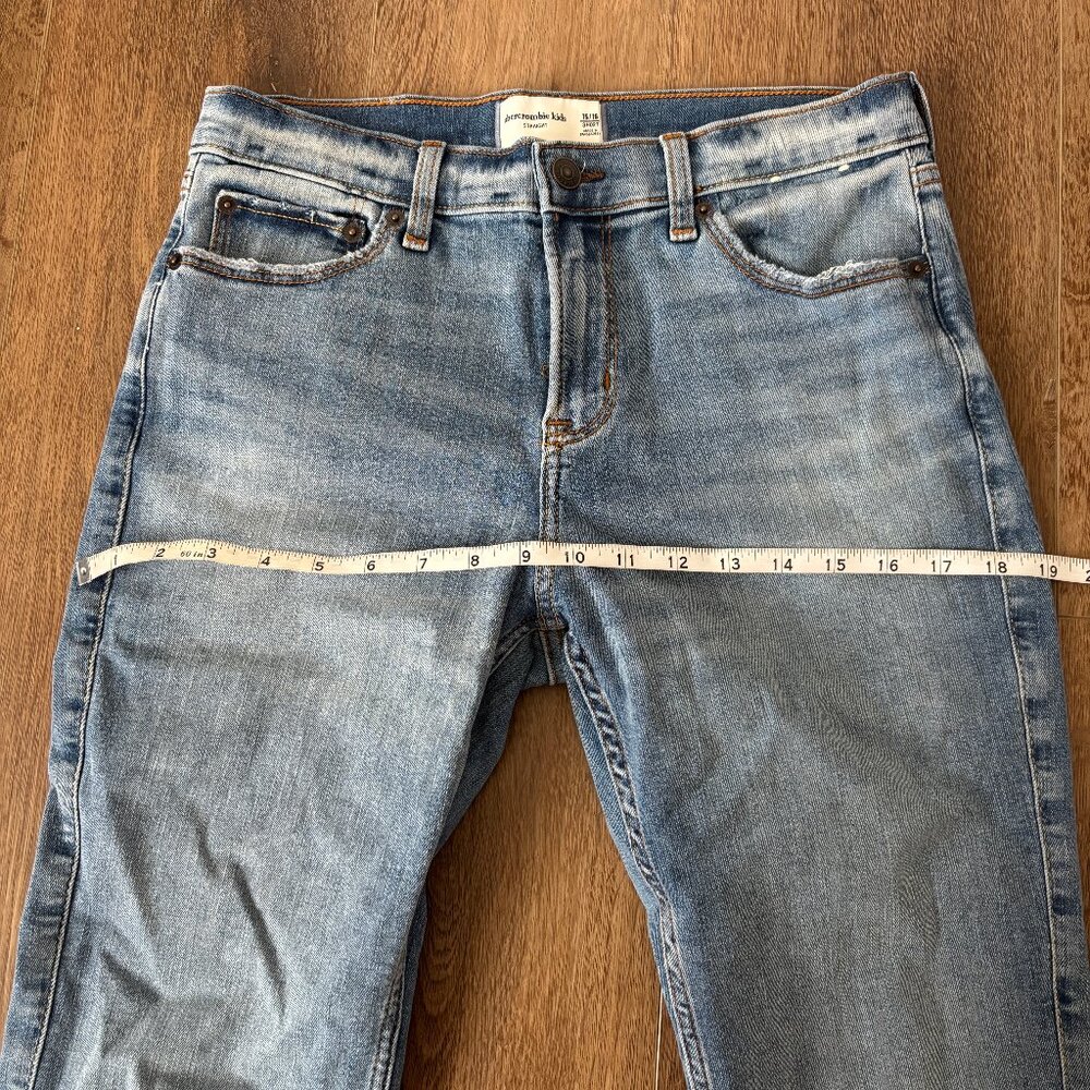 Abercrombie Kids Straight Jean - 15/16 Short - Picture 4 of 8